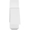 Ekena Millwork Bellingham Architectural Grade PVC Gable Bracket, 36"W x 10 1/2"H x 4"D x 4"F, 7/12 Pitch GBP036X11X0404BEL00 - alternate 4
